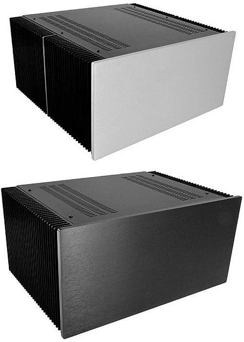 Kühlkörper Gehäuse mit 10mm-Frontplatte, Höhe 220mm