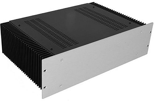 Kühlkörper Gehäuse mit 4mm- Front, Höhe 120mm