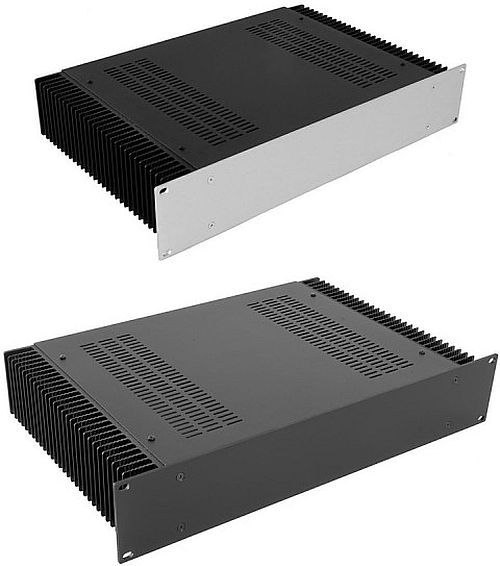 Kühlkörper Gehäuse mit 4mm- Front, Höhe 80mm