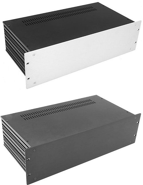 M-Gehäuse mit 4mm- Front, Höhe 120mm