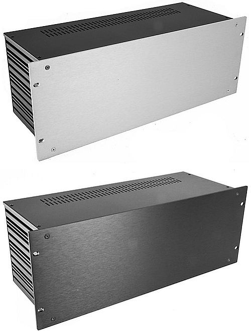 M-Gehäuse mit 4mm- Front, Höhe 165mm