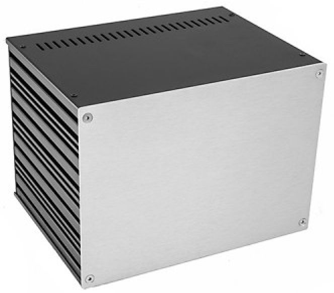 S-Gehäuse mit 3mm-Front, Höhe 165mm